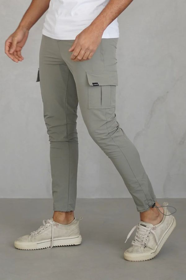 CAPO UTILITY CARGO PANT TOGGLE V2 - COLOUR LIGHT GREY