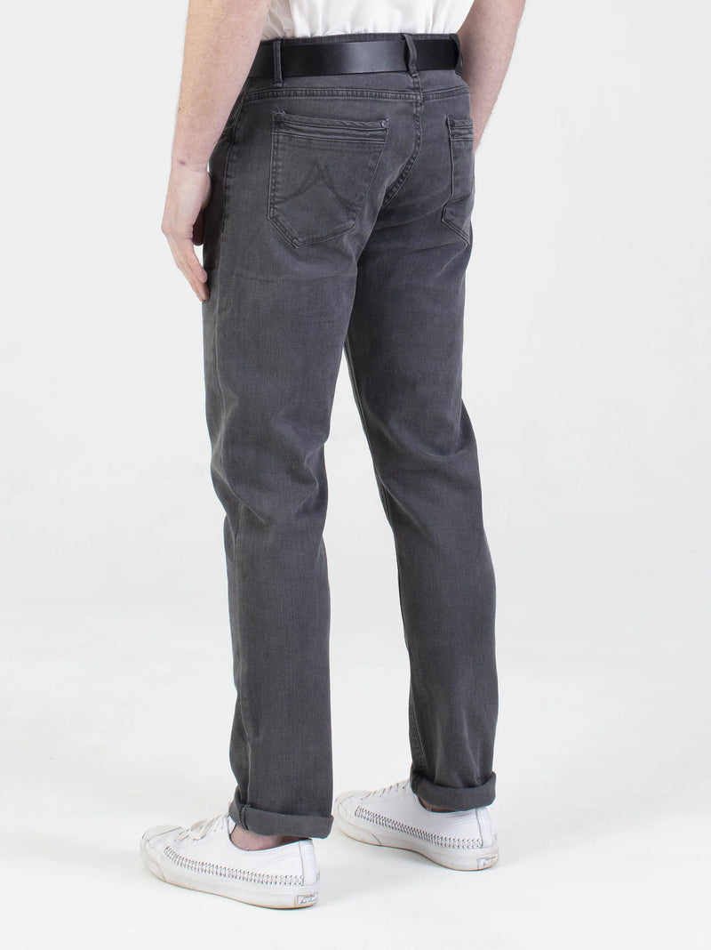 Mish Mash 1984 Tapered Fit Mid Stretch Brushed Denim Hawker Grey Jeans