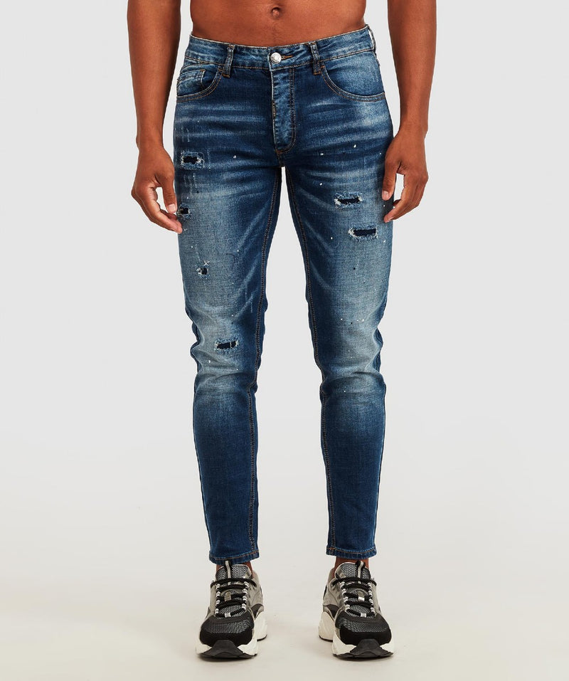 Alessandro Zavetti Apollo 002 Denim Jean NAVY INDIGO