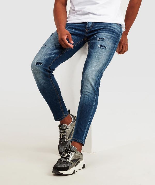 Alessandro Zavetti Apollo 002 Denim Jean NAVY INDIGO