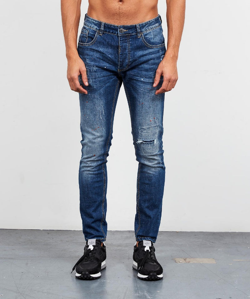 Alessandro Zavetti Sebastiano Slim Jean DENIM INDIGO BLUE