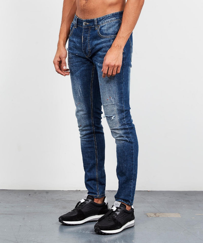 Alessandro Zavetti Sebastiano Slim Jean DENIM INDIGO BLUE