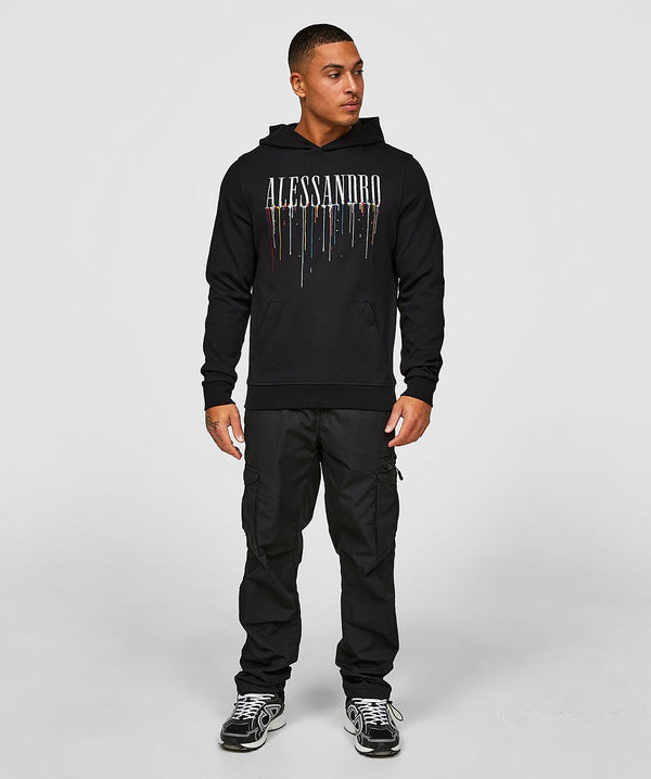 Alessandro Zavetti Artista Overhead Hoodie - BLACK