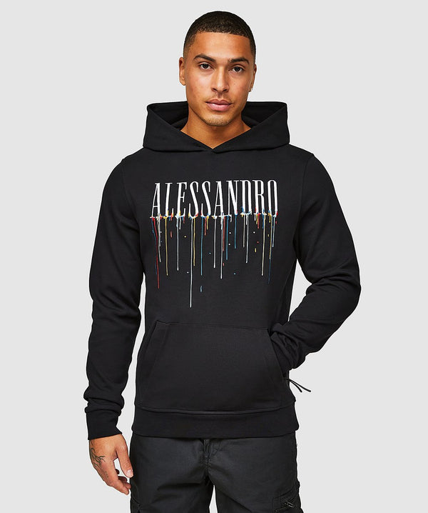 Alessandro Zavetti Artista Overhead Hoodie - BLACK