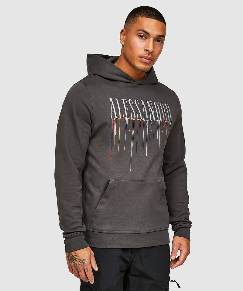 Alessandro Zavetti Artista Overhead Hoodie - ASPHALT