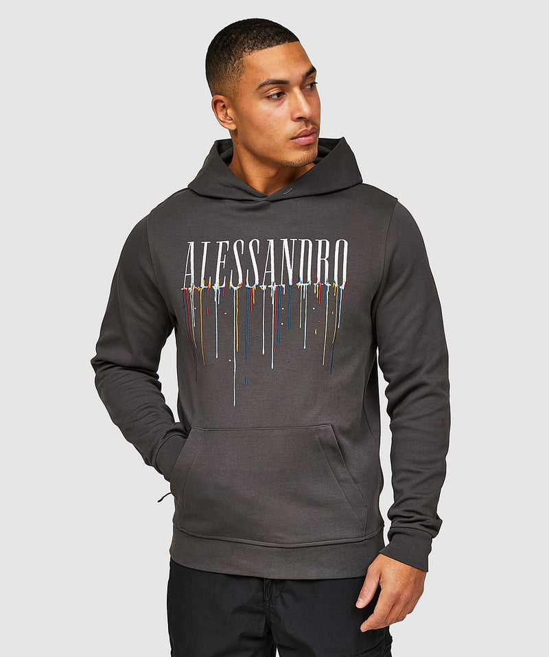 Alessandro Zavetti Artista Overhead Hoodie - ASPHALT