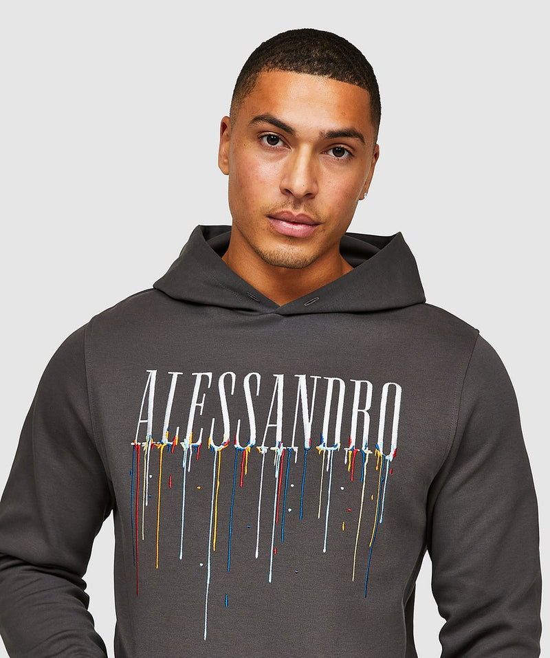 Alessandro Zavetti Artista Overhead Hoodie - ASPHALT