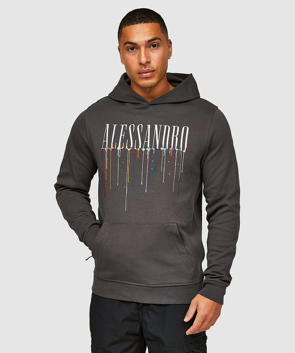 Alessandro Zavetti Artista Overhead Hoodie - ASPHALT