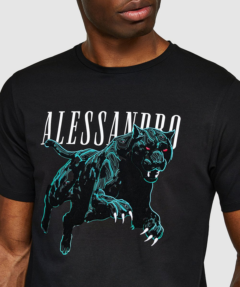 Alessandro Zavetti Sciopero T-Shirt Jet black