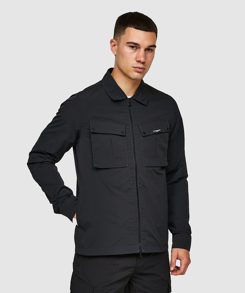 Alessandro Zavetti Fiorenzo Overshirt JET BLACK