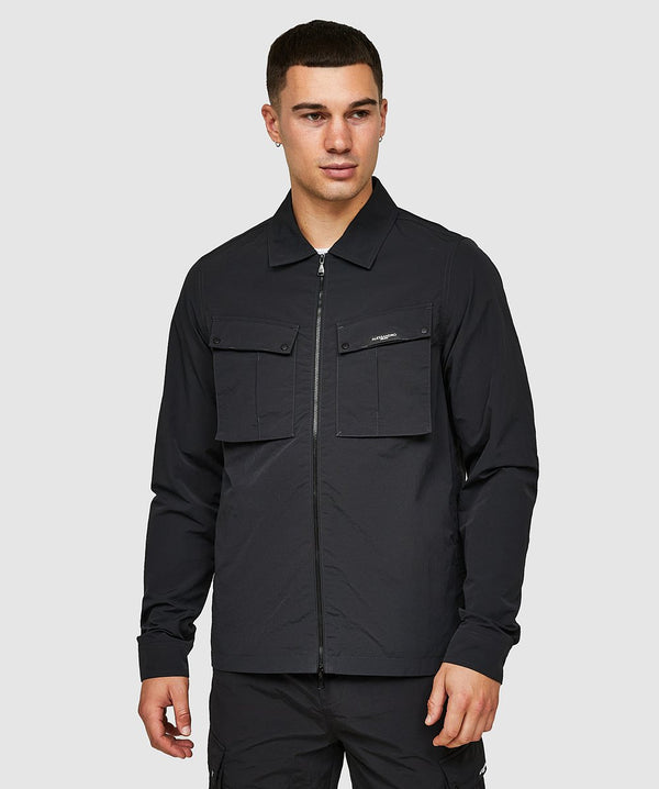 Alessandro Zavetti Fiorenzo Overshirt JET BLACK