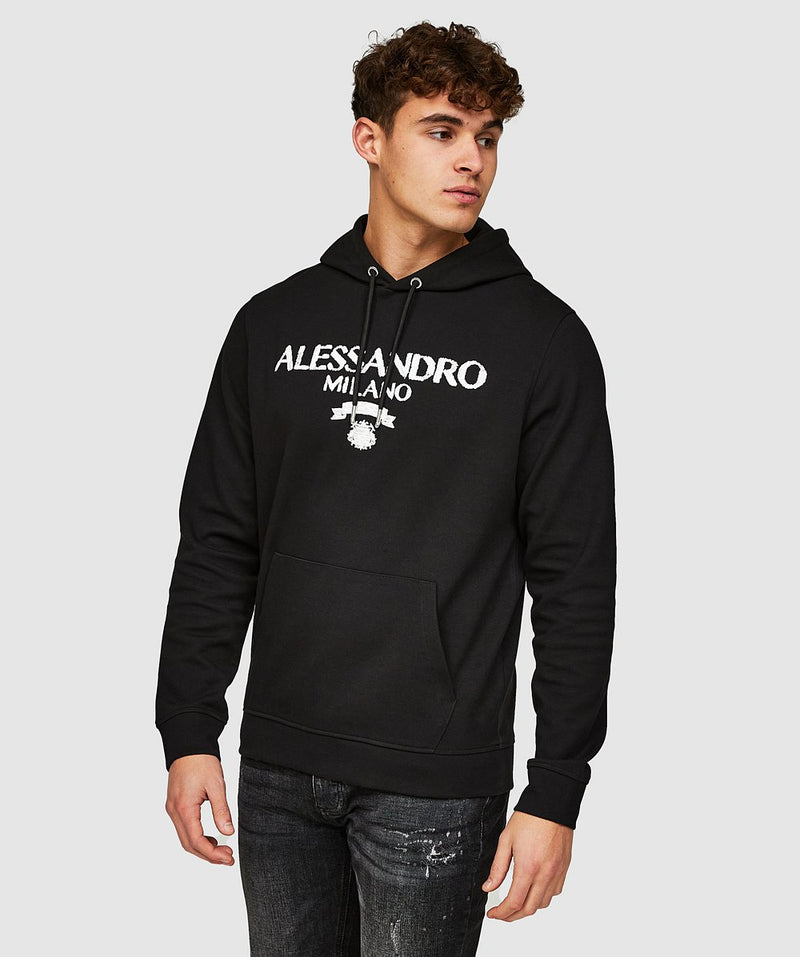 Alessandro Zavetti Dalore Overhead Hoodie Jet black