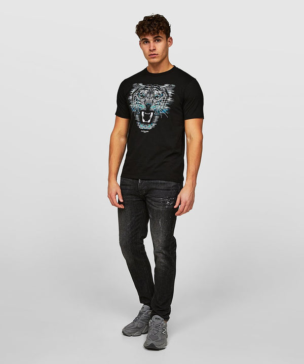 Alessandro Zavetti Growler Dot T-Shirt Jet black