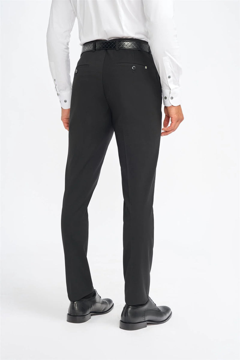 House Of Cavani Malibu smart-casual Trouser BLACK