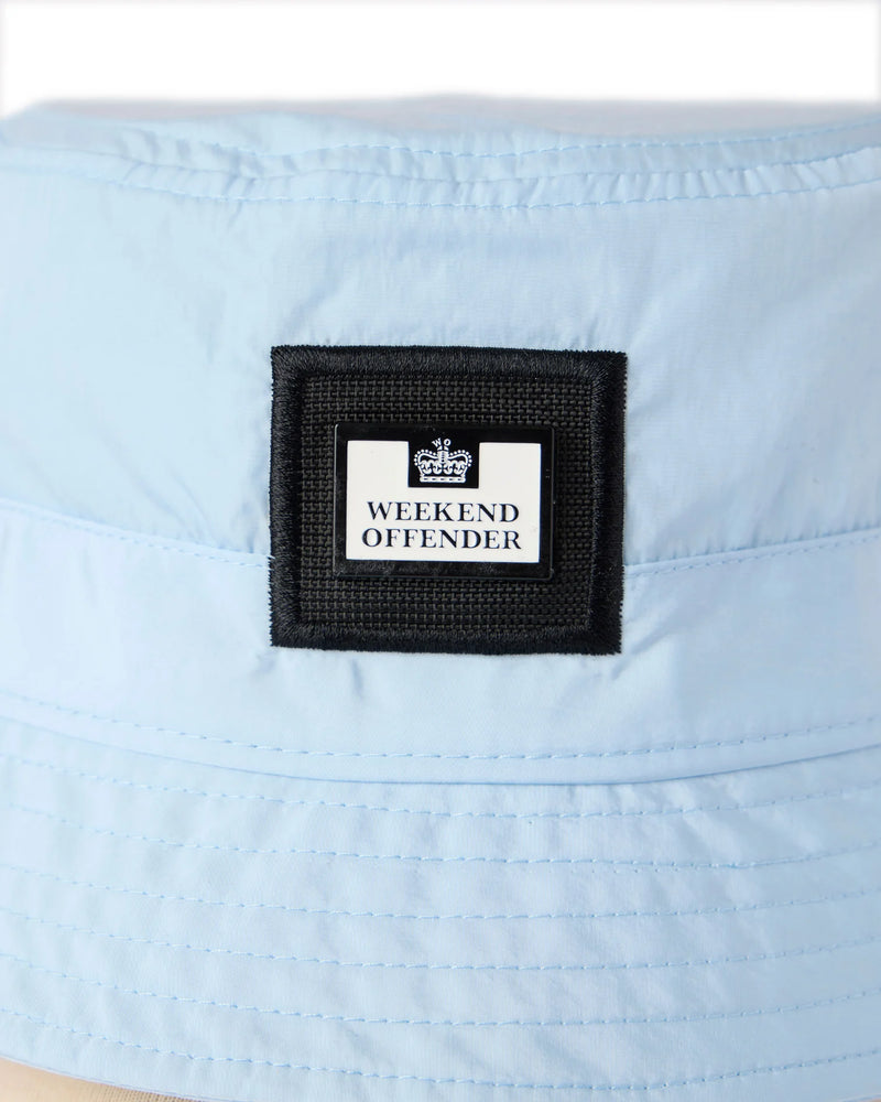 Weekend Offender Long Beach Blvd Bucket Hat Ocean Wave Blue