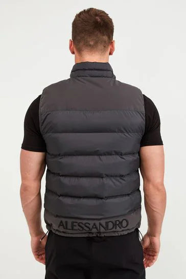 Alessandro Zavetti Grey Nevo Gilet