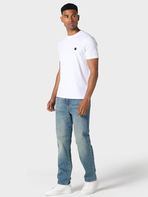 883 Police Dover White T-Shirt