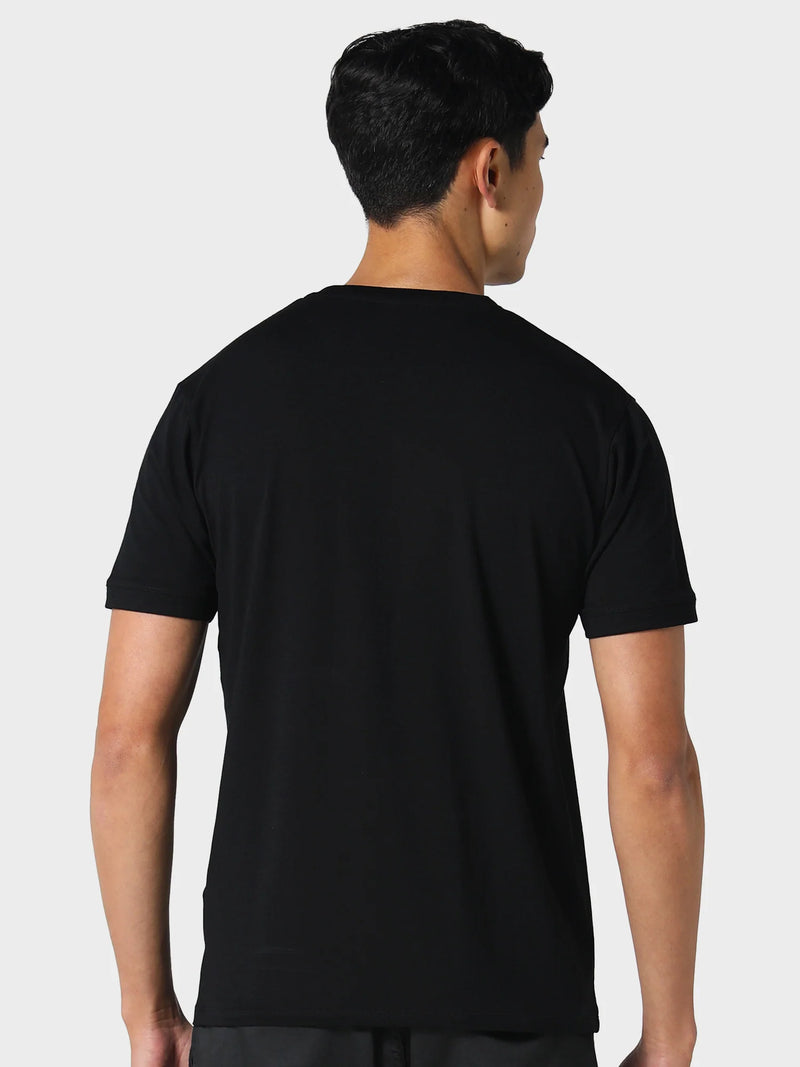 883 Police Gambit Black cut and sew T-Shirt