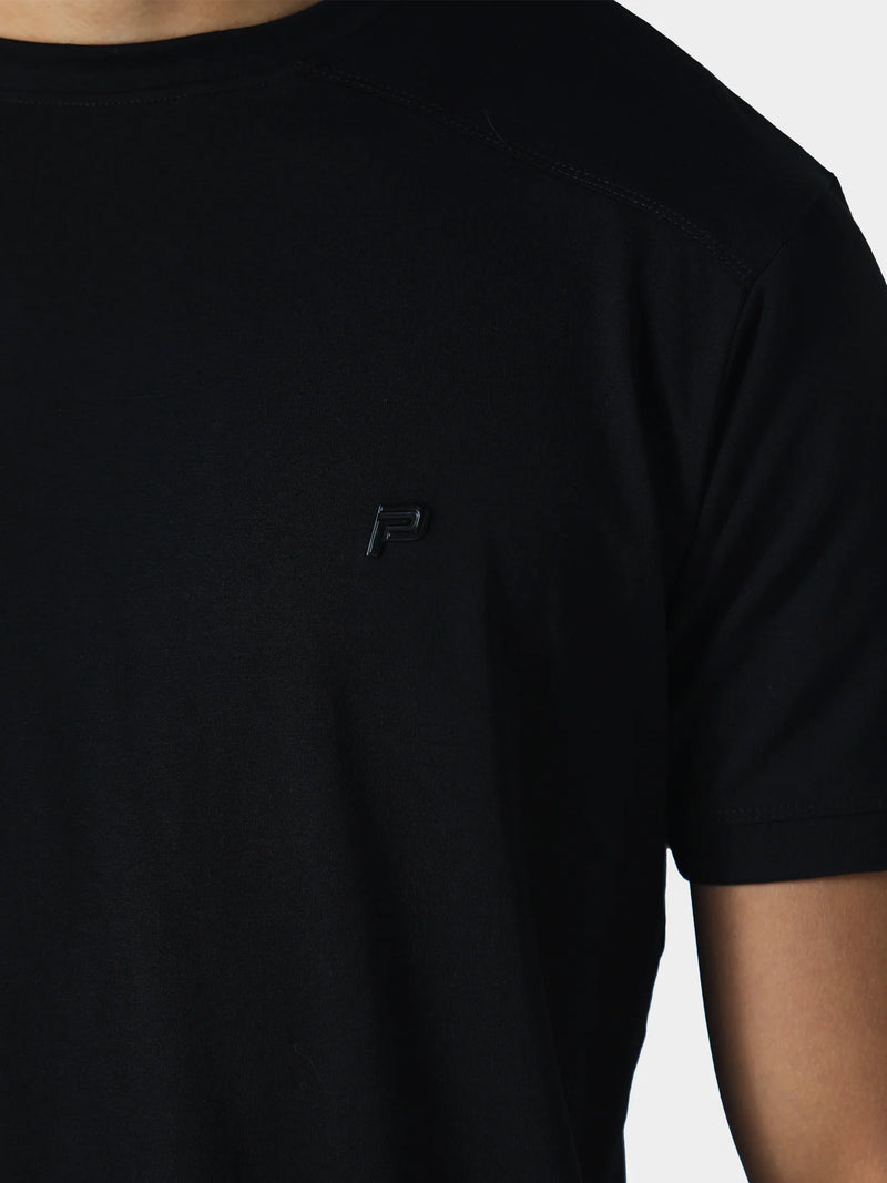 883 Police Gambit Black cut and sew T-Shirt