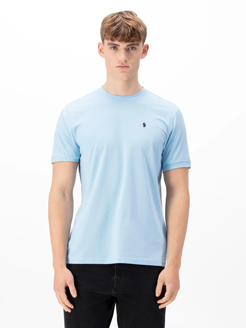 Luke Est 1977 SHANGHAI MODAL T-SHIRT - Sky Blue