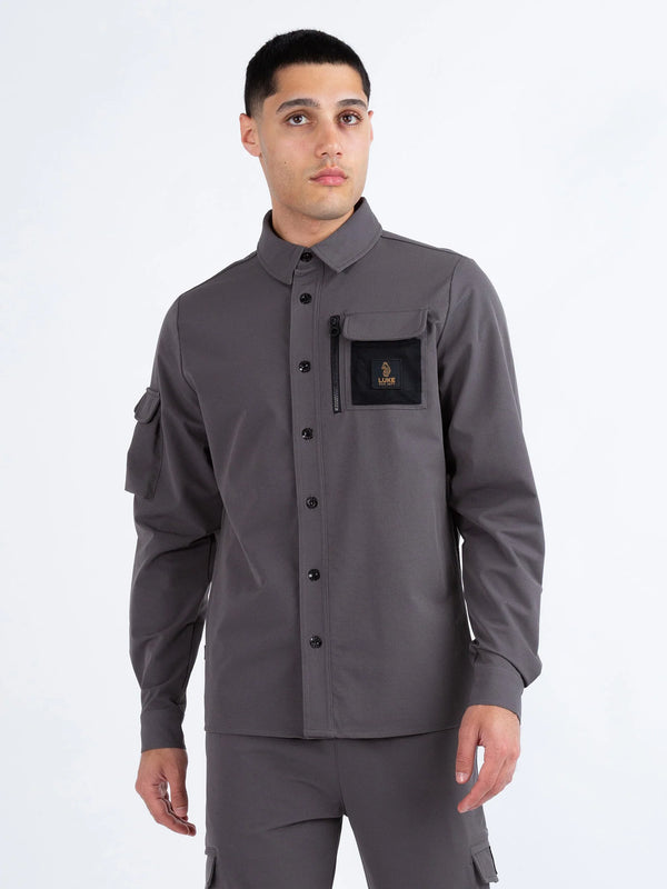 Luke Hulun HULUN TECHNICAL SHIRT - GRAPHITE