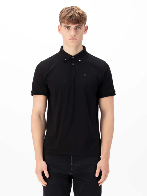 Luke Essentials MACAU PREMIUM MODAL POLO - BLACK