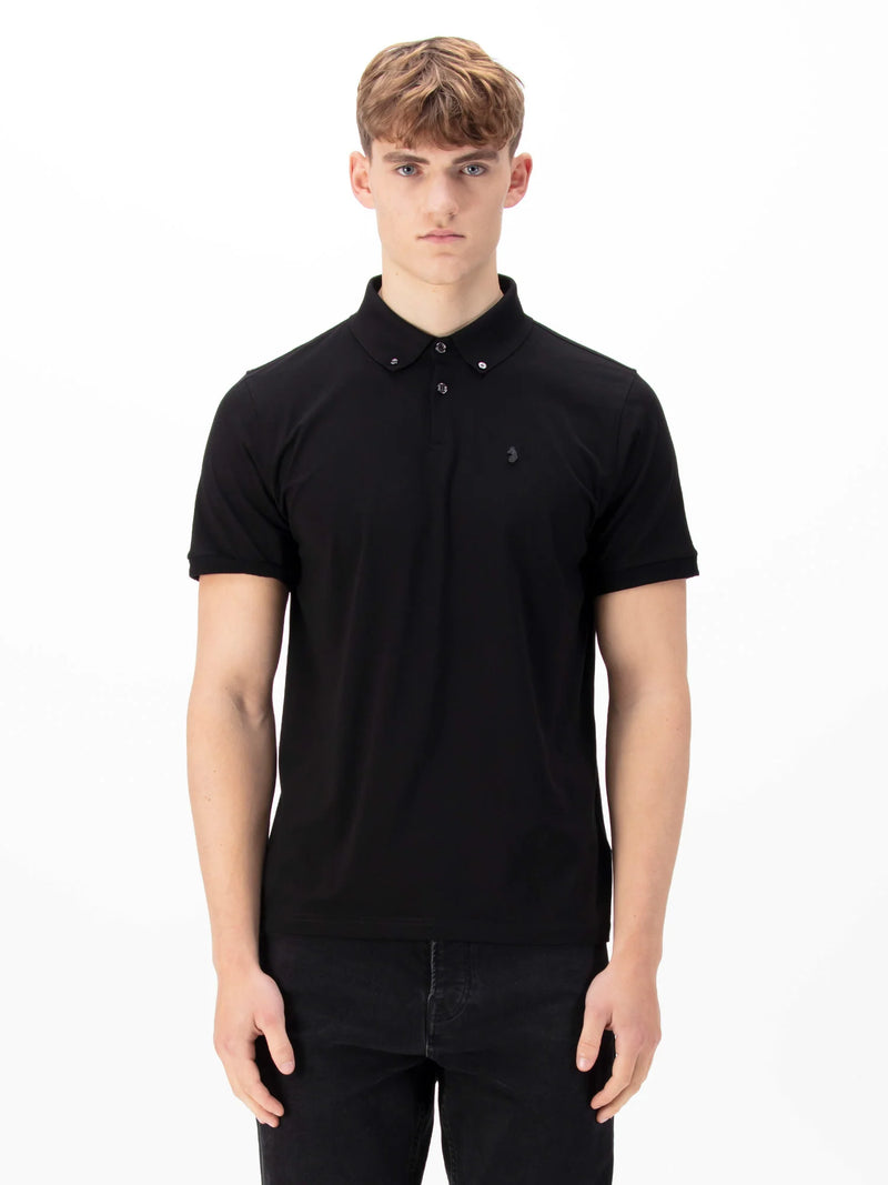 Luke Essentials MACAU PREMIUM MODAL POLO - BLACK