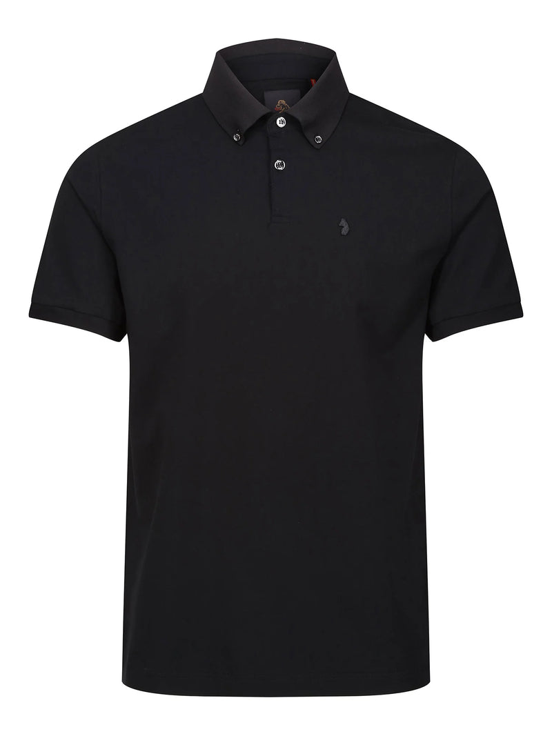 Luke Essentials MACAU PREMIUM MODAL POLO - BLACK