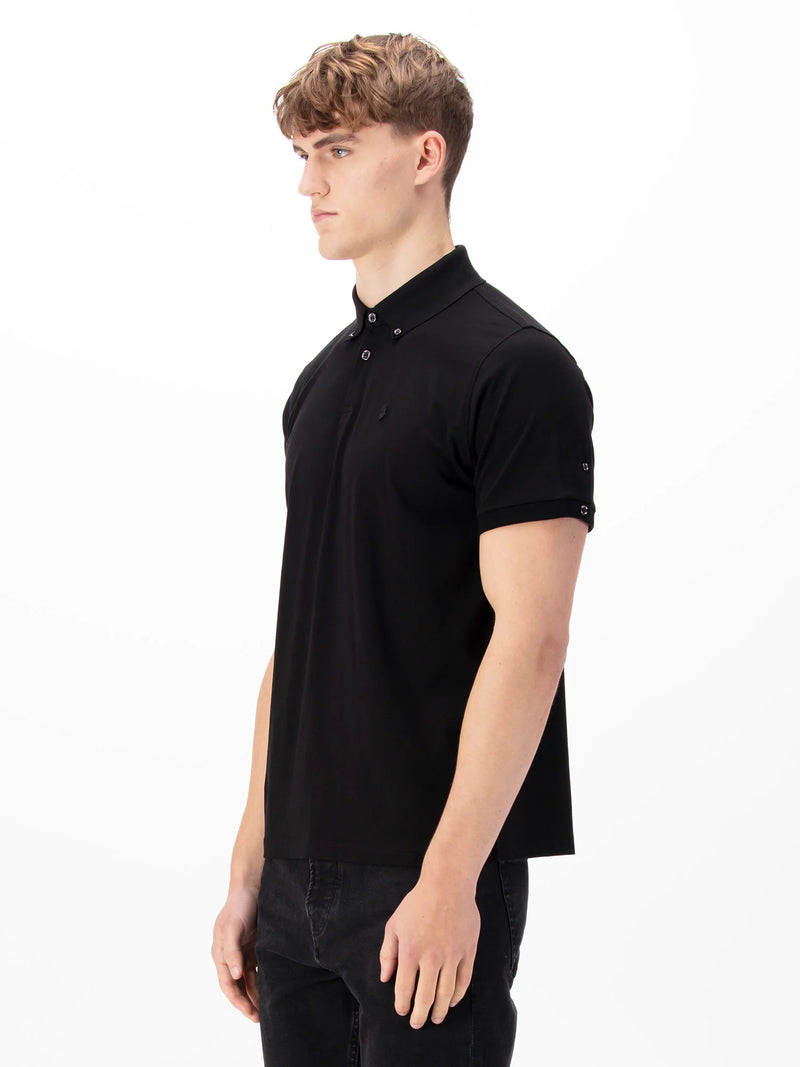 Luke Essentials MACAU PREMIUM MODAL POLO - BLACK