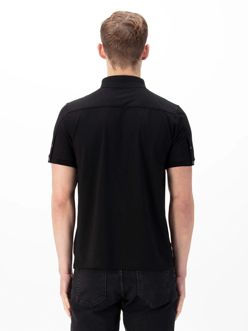 Luke Essentials MACAU PREMIUM MODAL POLO - BLACK