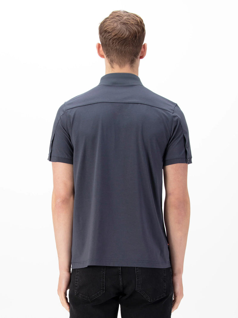 Luke Essentials MACAU PREMIUM MODAL POLO - Porpoise