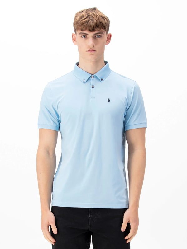 Luke MACAU PREMIUM MODAL POLO SHIRT - SKY BLUE