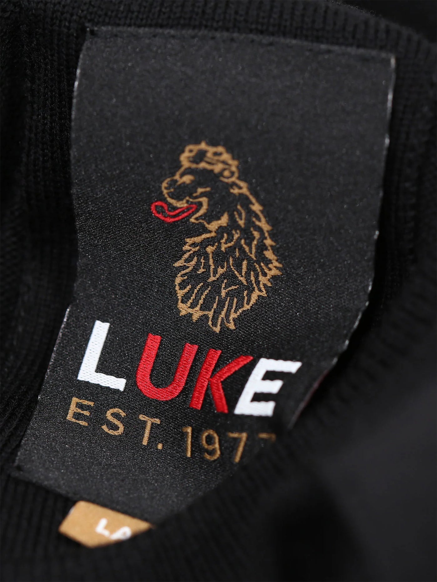 Luke BERWICK PURE COTTON CREW NECK KNITTED JUMPER BLACK DesignerMenswear