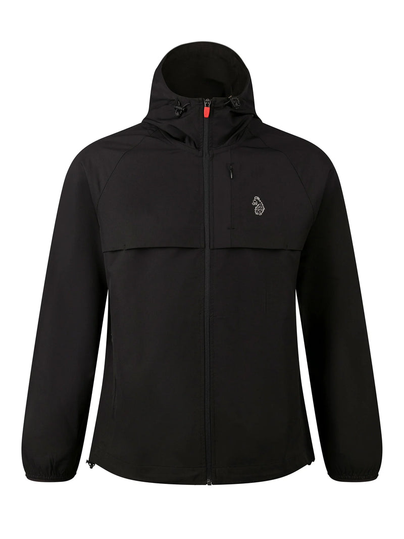 Luke BRECON PERFORMANCE ZIP THROUGH HOODIE - BLACK