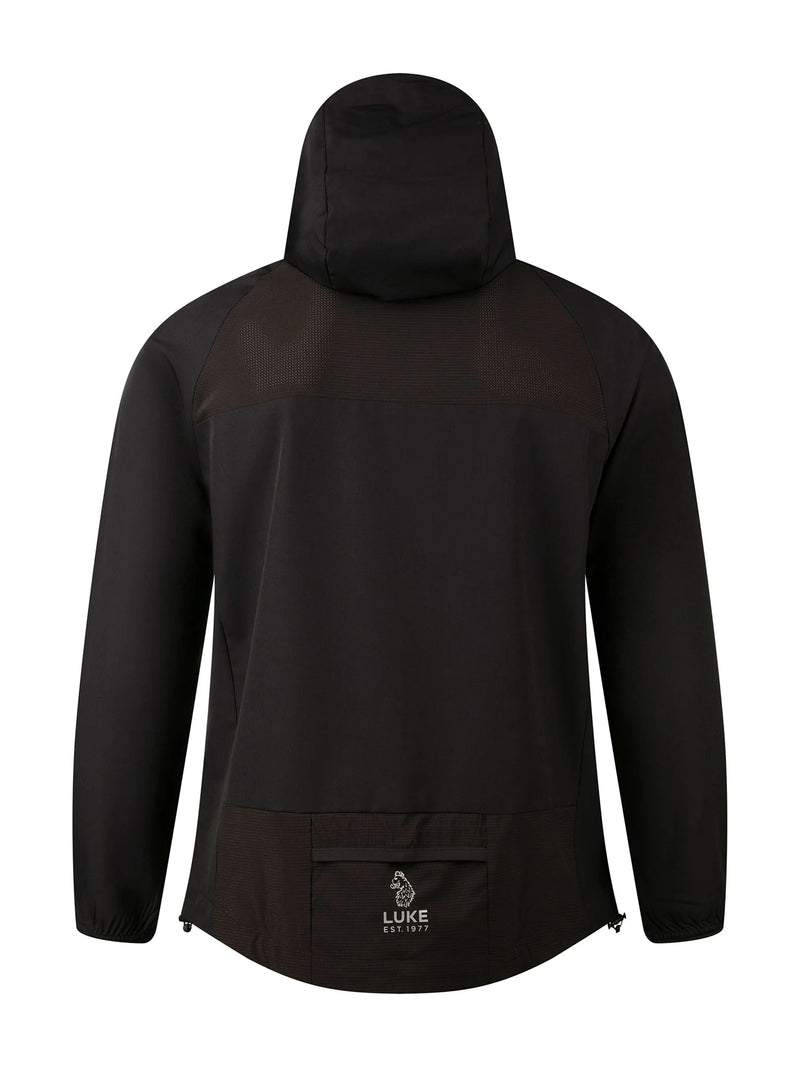 Luke BRECON PERFORMANCE ZIP THROUGH HOODIE - BLACK