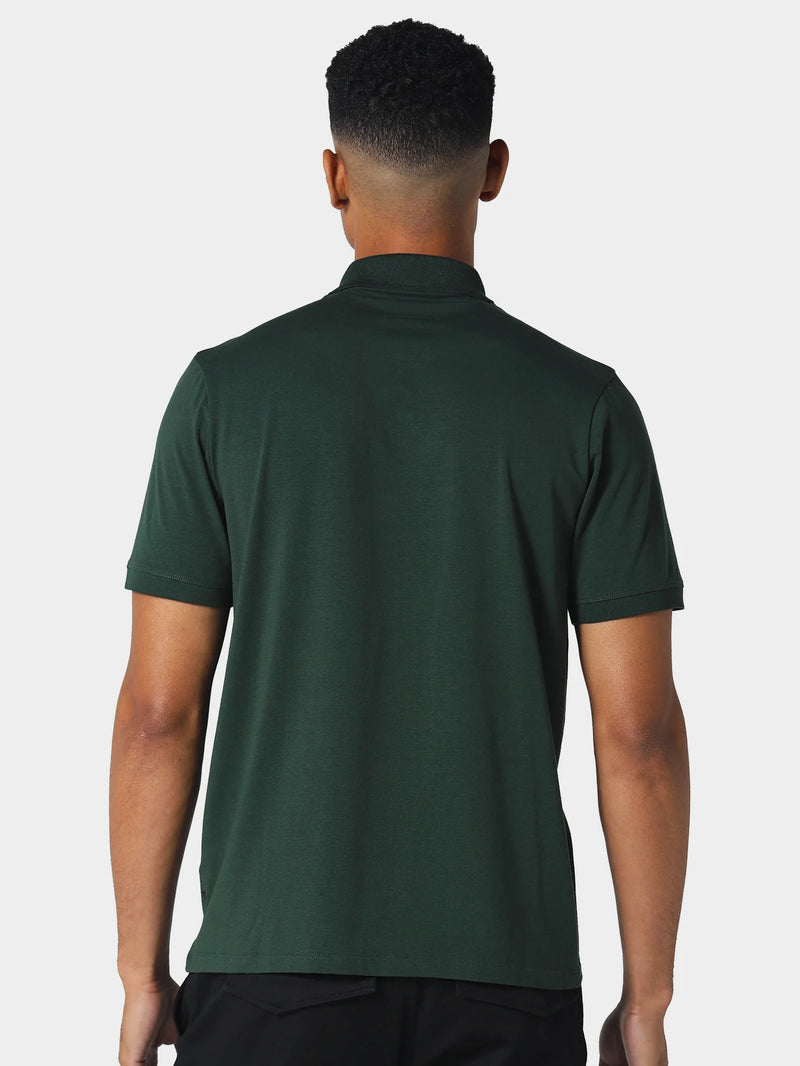 883 Police Neptune Polo Shirt Deep Emerald