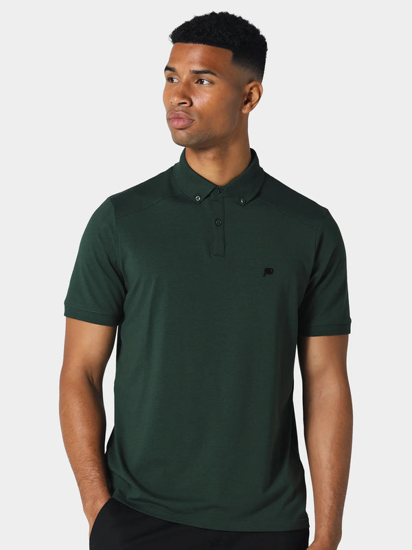 883 Police Neptune Polo Shirt Deep Emerald