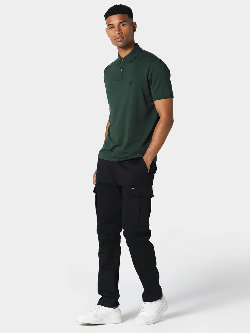 883 Police Neptune Polo Shirt Deep Emerald