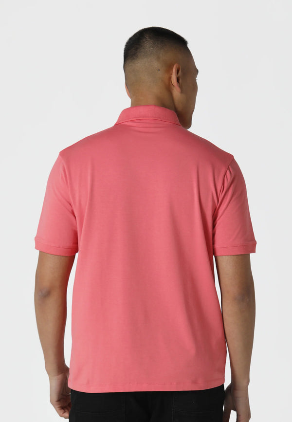 883 Police Neptunes Coral Polo Shirt