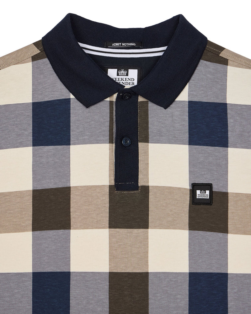 Weekend Offender Ulmen Polo Shirt Large House Check