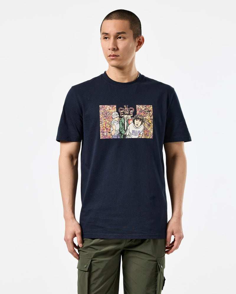 Weekend Offender Number 5 Graphic T-Shirt Navy