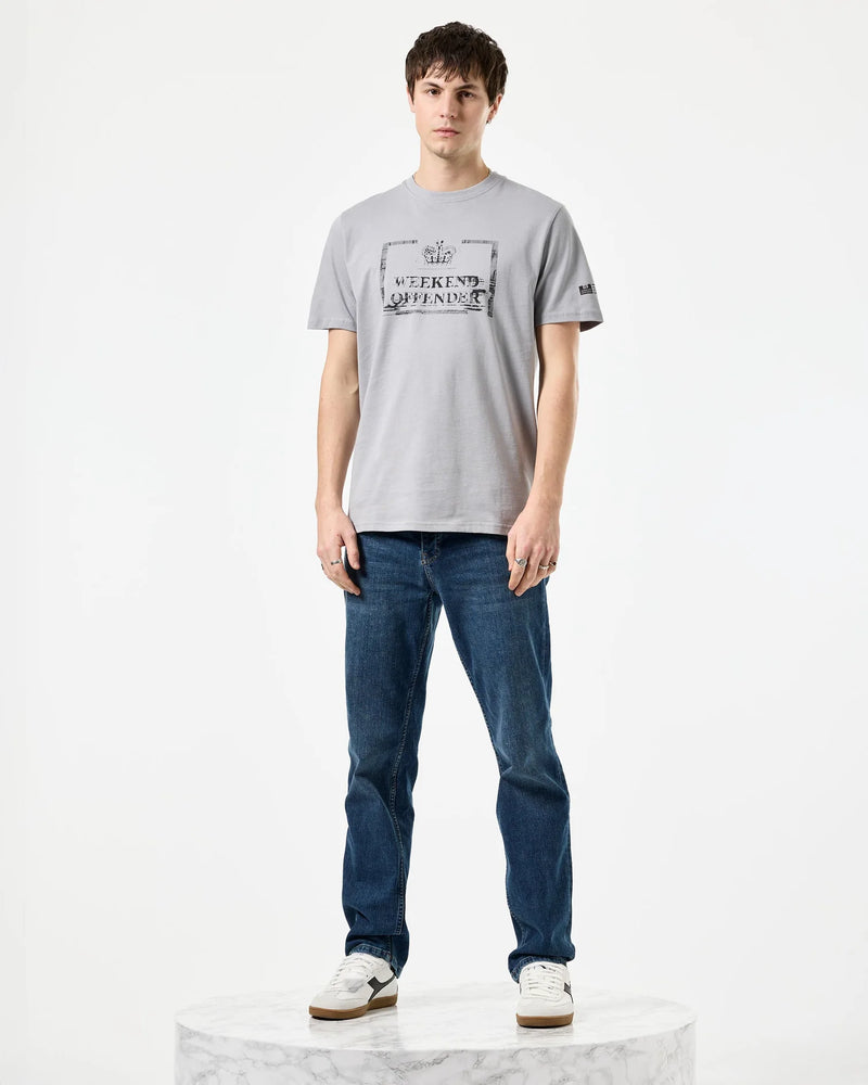 Weekend Offender Bonpensiero Graphic T-Shirt - Smokey Grey