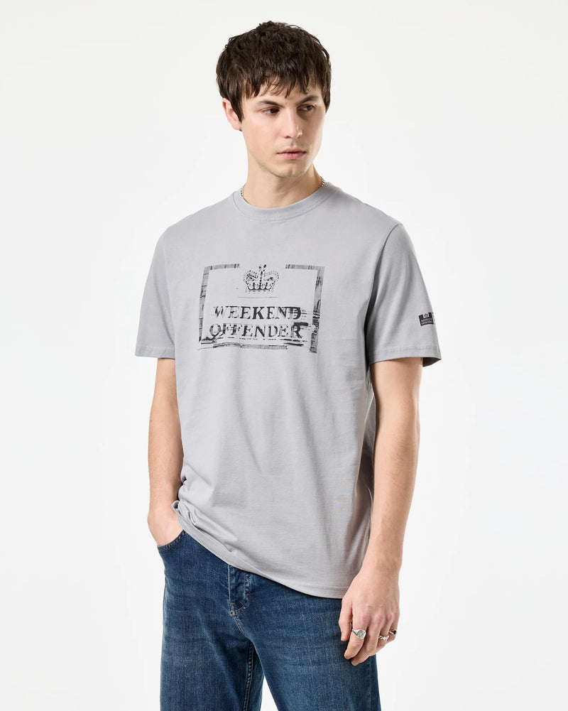 Weekend Offender Bonpensiero Graphic T-Shirt - Smokey Grey