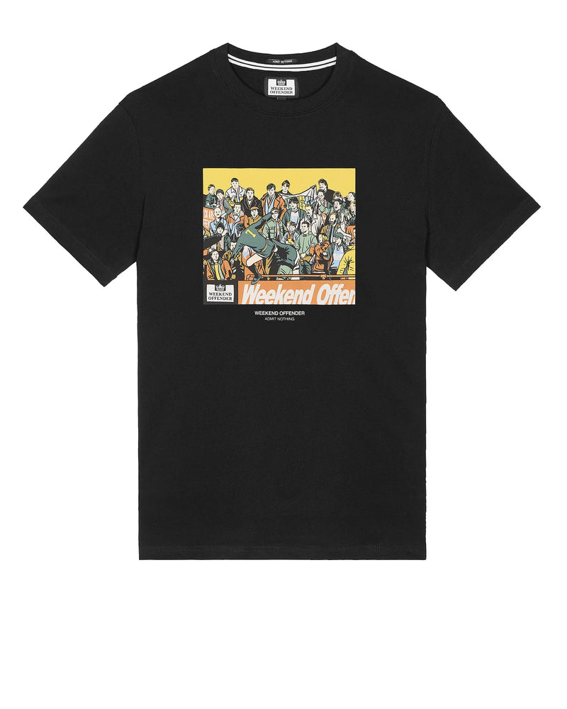 Weekend Offender Selhurst Graphic T-Shirt Black