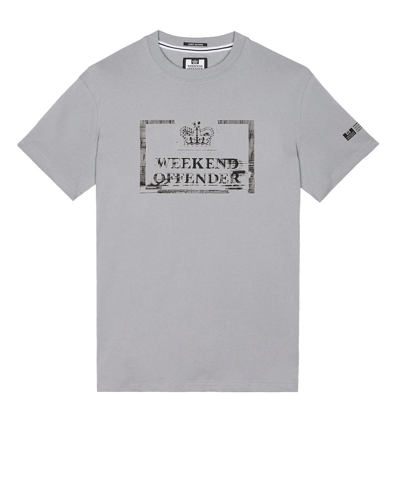 Weekend Offender Bonpensiero Graphic T-Shirt - Smokey Grey