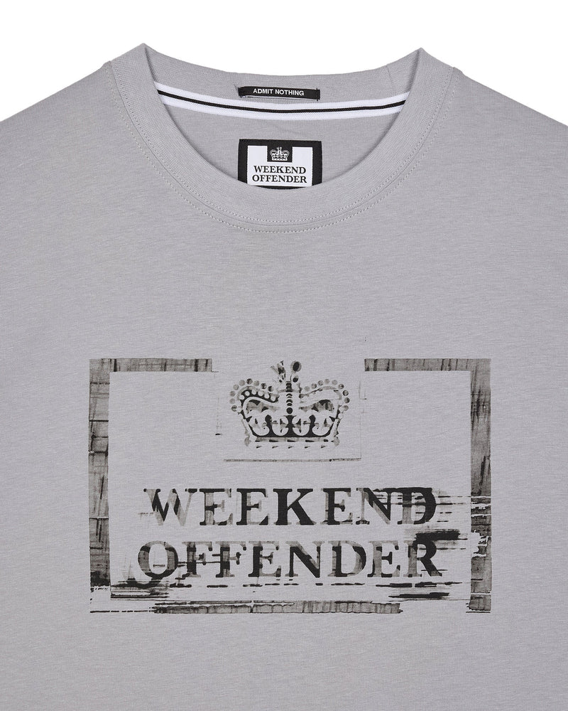 Weekend Offender Bonpensiero Graphic T-Shirt - Smokey Grey