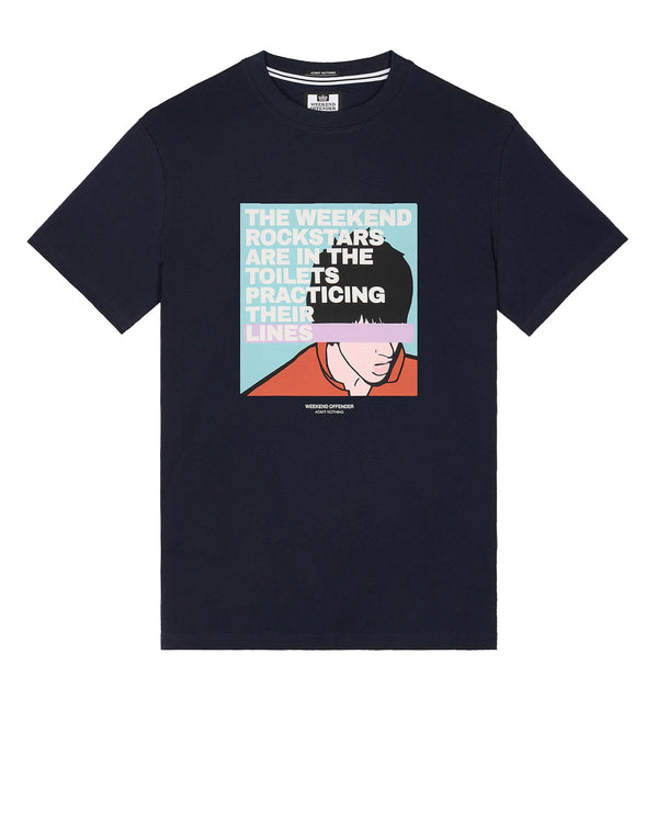 Weekend Offender San Francisco Graphic T-Shirt Navy