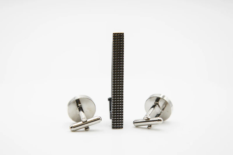 Paul Andrew - Paisley Tie , Cufflinks , Tie Pin Gift Set - BROWN