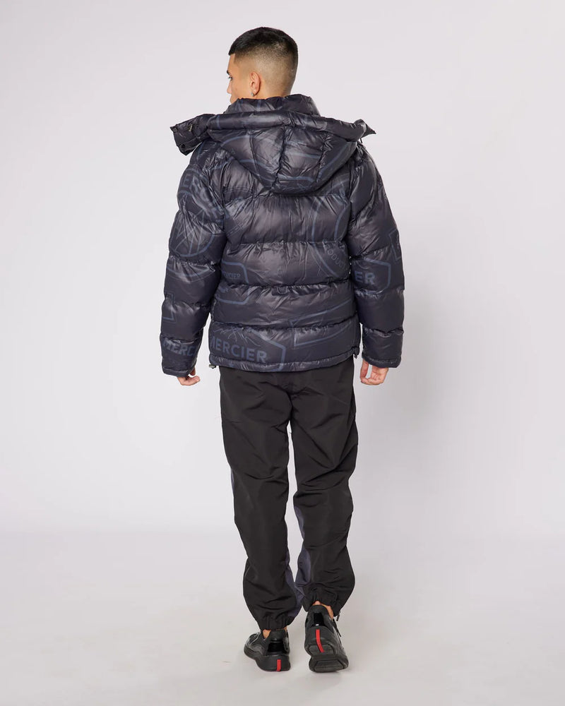 Mercier Black Adamson Hooded Puffer Jacket