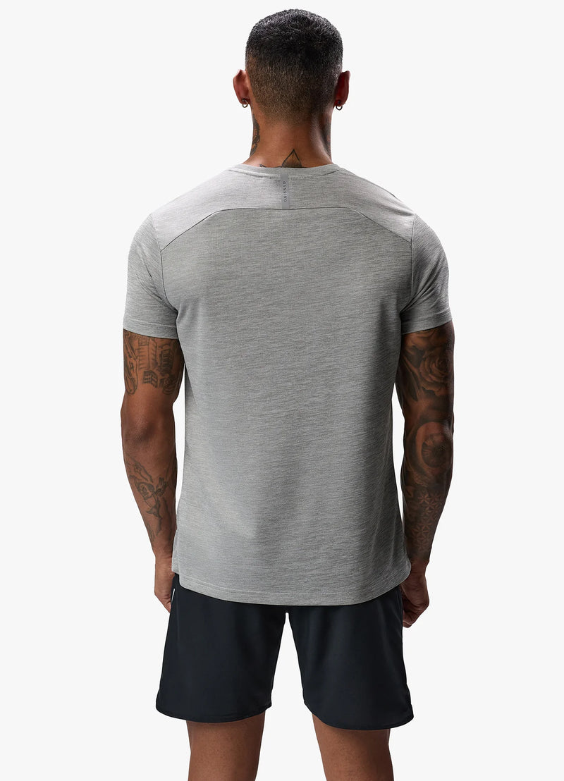 Gym King Element Tee - Grey Marl